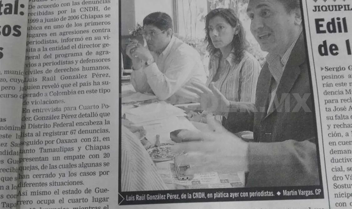 Publicación donde Luis González Pérez revela que han superado a Colombia en este tipo de violaciones. CP
