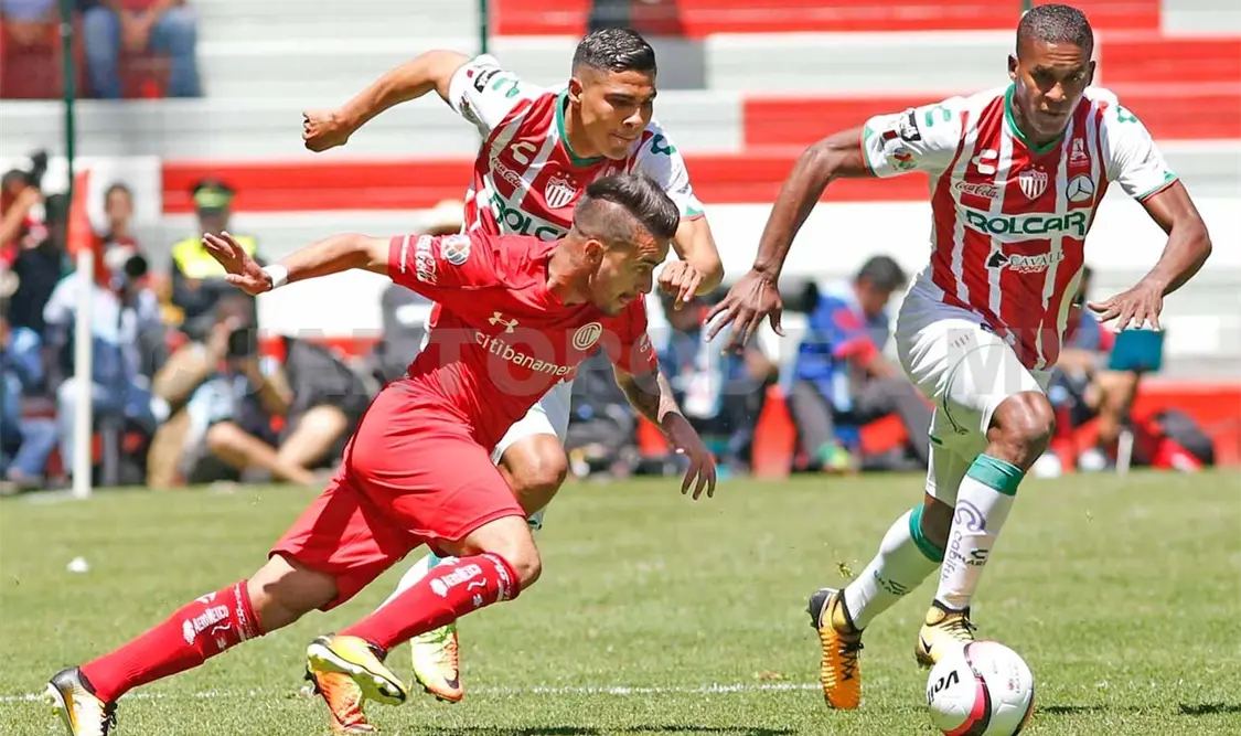 Toluca y Necaxa empatan en cierre de la quinta fecha