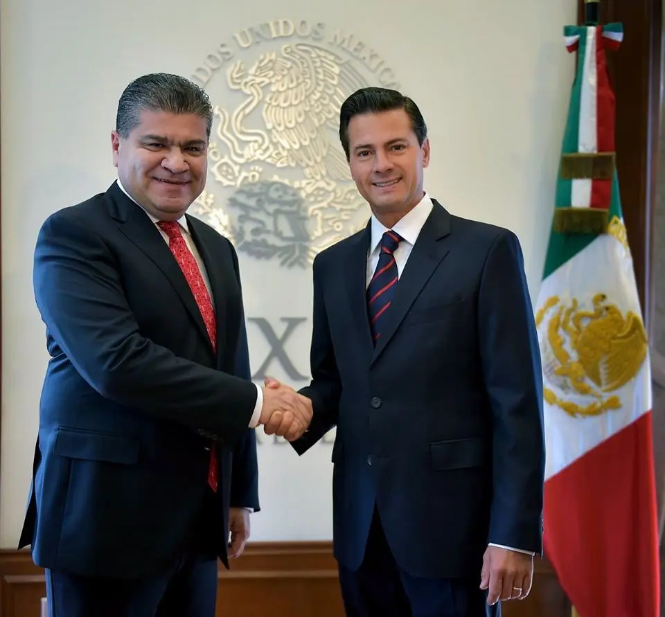 Peña Nieto sostuvo encuentro con el gobernador electo de Coahuila