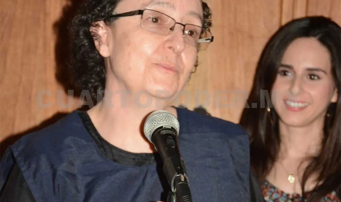 Mónica Mayer en la inauguración de “Ivaginarium”. Darwin Mendoza
