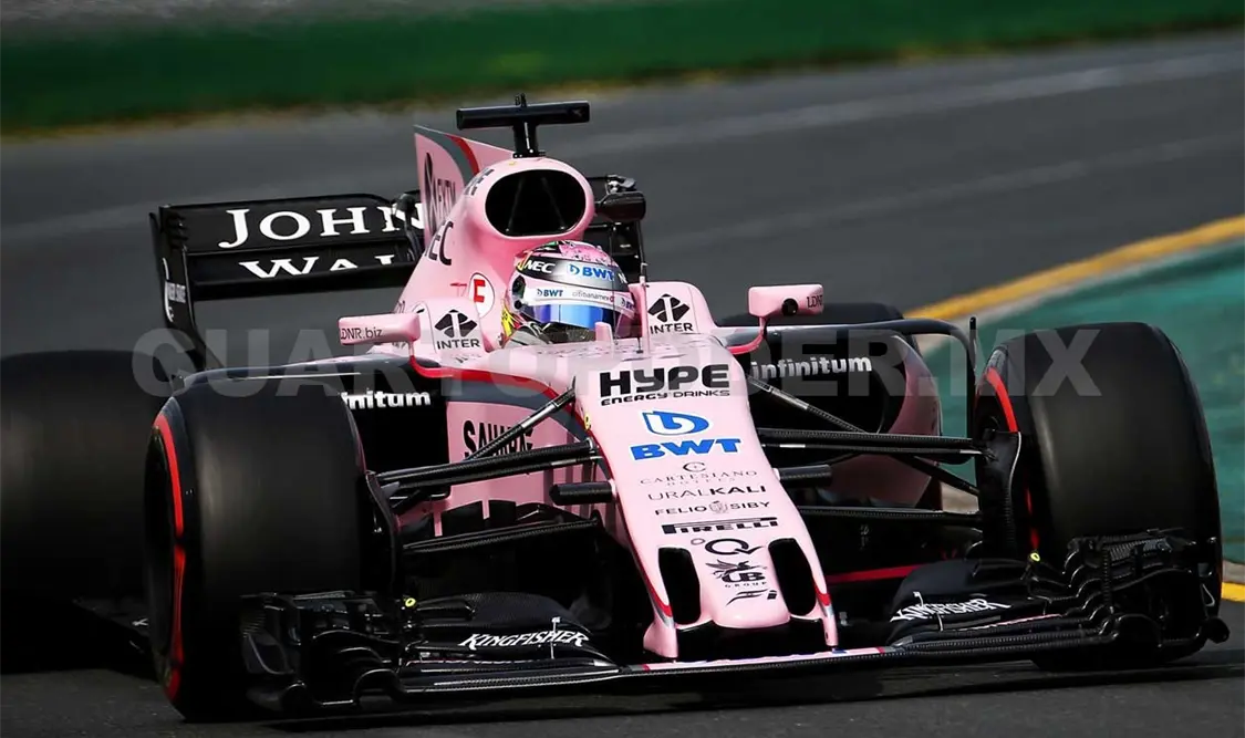 Pérez apenas pudo poner un tiempo de 1:45.244, pero se ratificaba en la octava posición. Cortesía