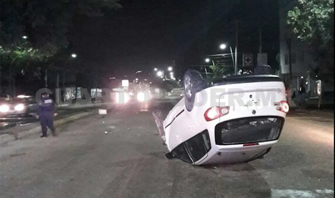 Accidente deja lesionado en Plan de Ayala