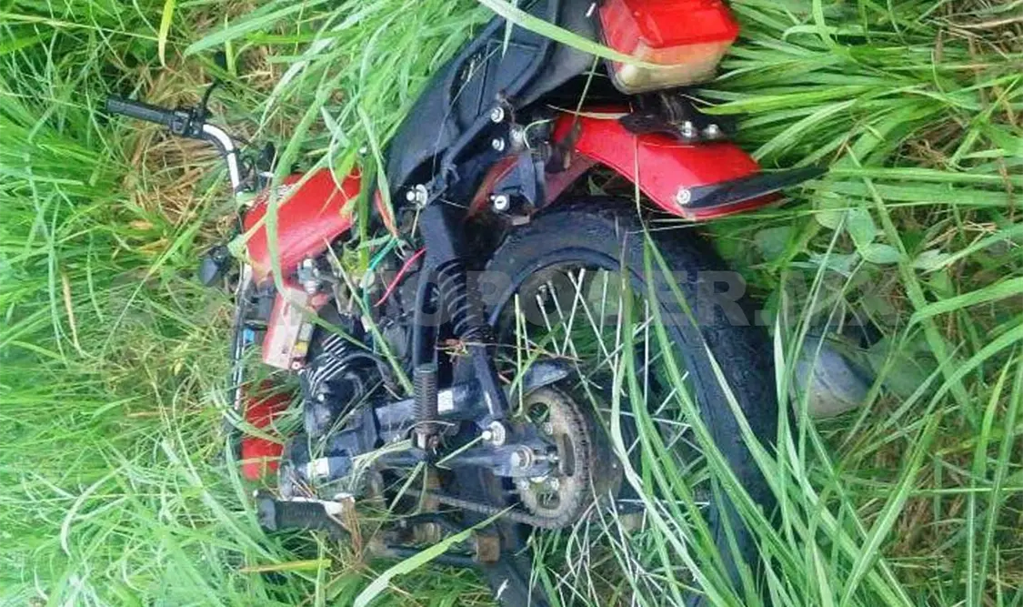 Localizan a motociclista accidentado
