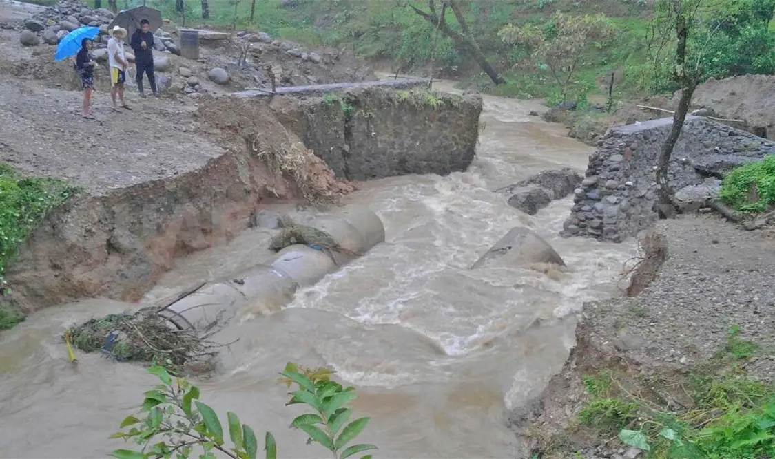 Vulnerables por lluvias más de un millón de chiapanecos