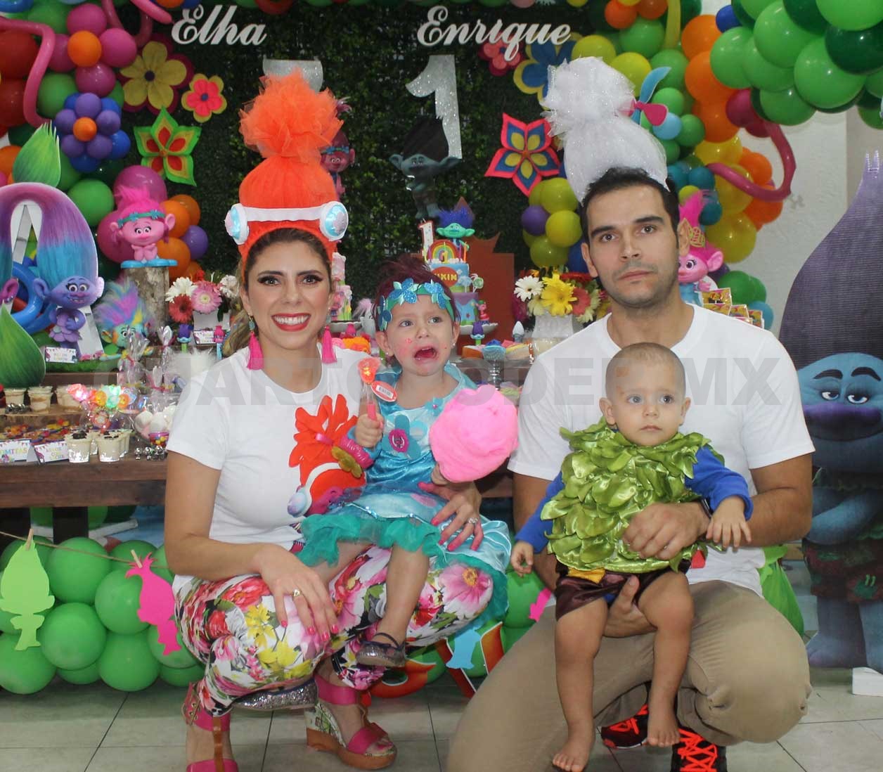 Elha y Enrique festejaron juntos