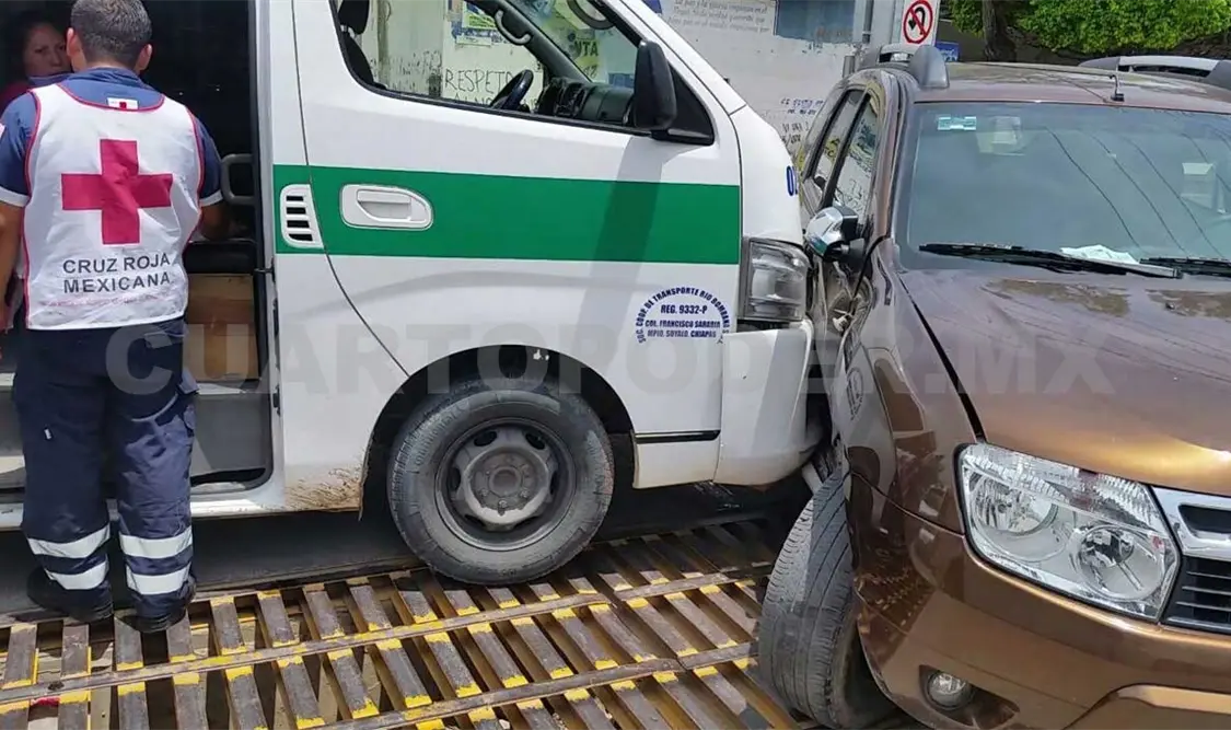 El Duster hizo corte de circulación al colectivo en el cruce de calles en el sector Oriente de la ciudad. Avisaín Alegría / CP