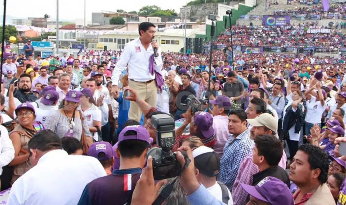 Gracias al respaldo de la ciudadania, Chiapas se pintará de morado en 2018: Enoc Hernández. CP