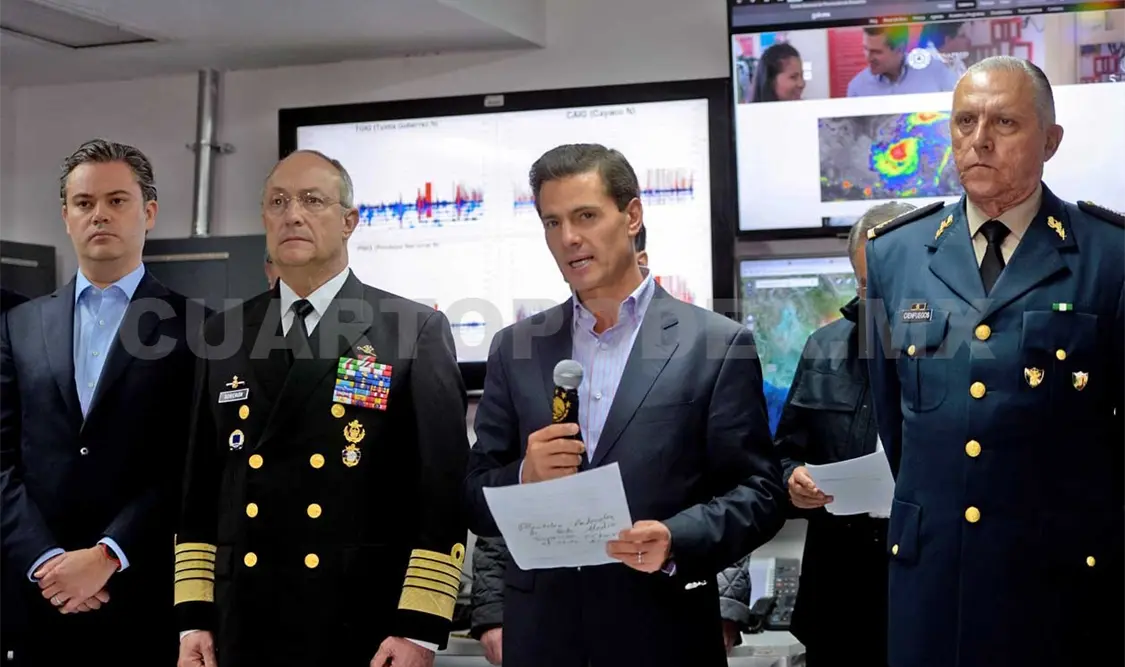 El mandatario llamó a enfrentar los fenómenos naturales con unidad, solidaridad y corresponsabilidad. Presidencia