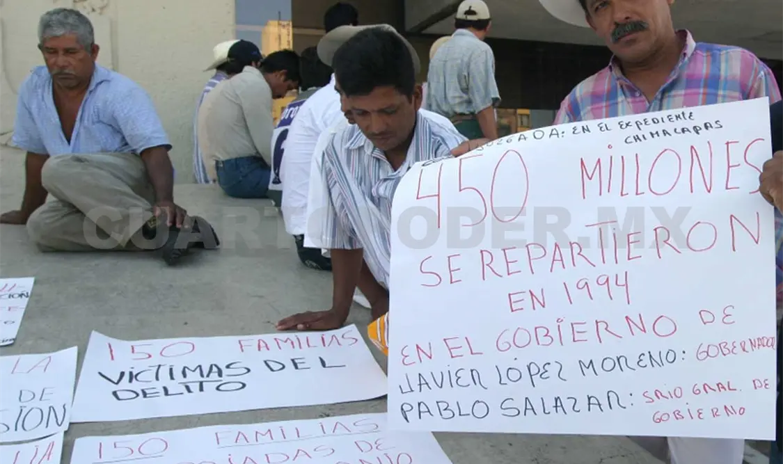 Los inconformes señalaron que las autoridades chiapanecas no actuaron cuando fueron agredidos. CP