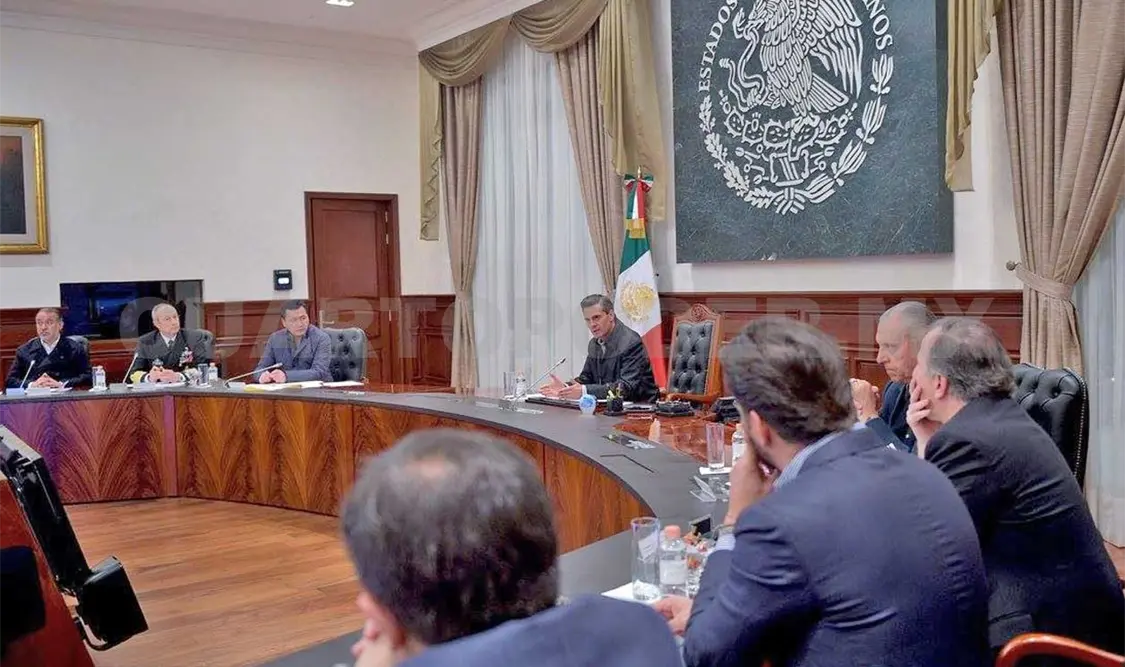 Peña Nieto expresó sus condolencias a las familias afectadas por el huracán. NTX