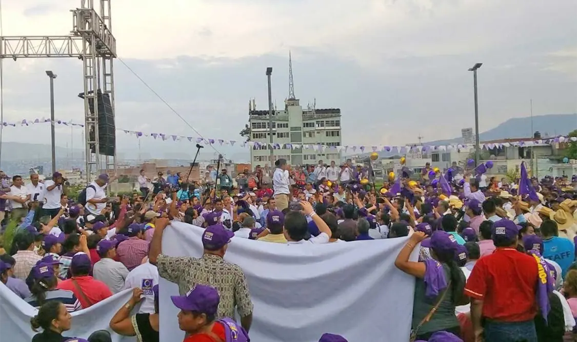 Mover a Chiapas se mantiene como la cuarta fuerza en el estado. Guillermo Ramos / CP