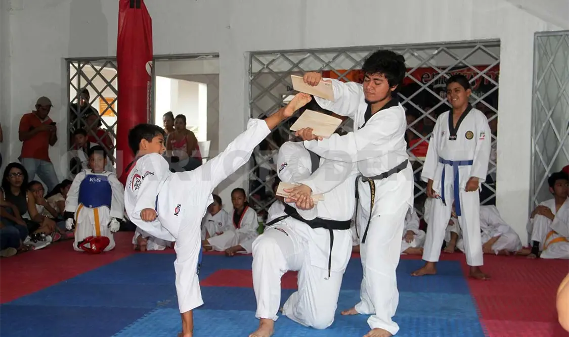 Asistieron un total de 18 aspirantes cambio de grado y cinta, en las categorías infantil, juvenil y adultos. Cortesía