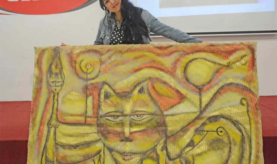 María Izquierdo Mercado. Obra: Mujer balam. Darwin Mendoza