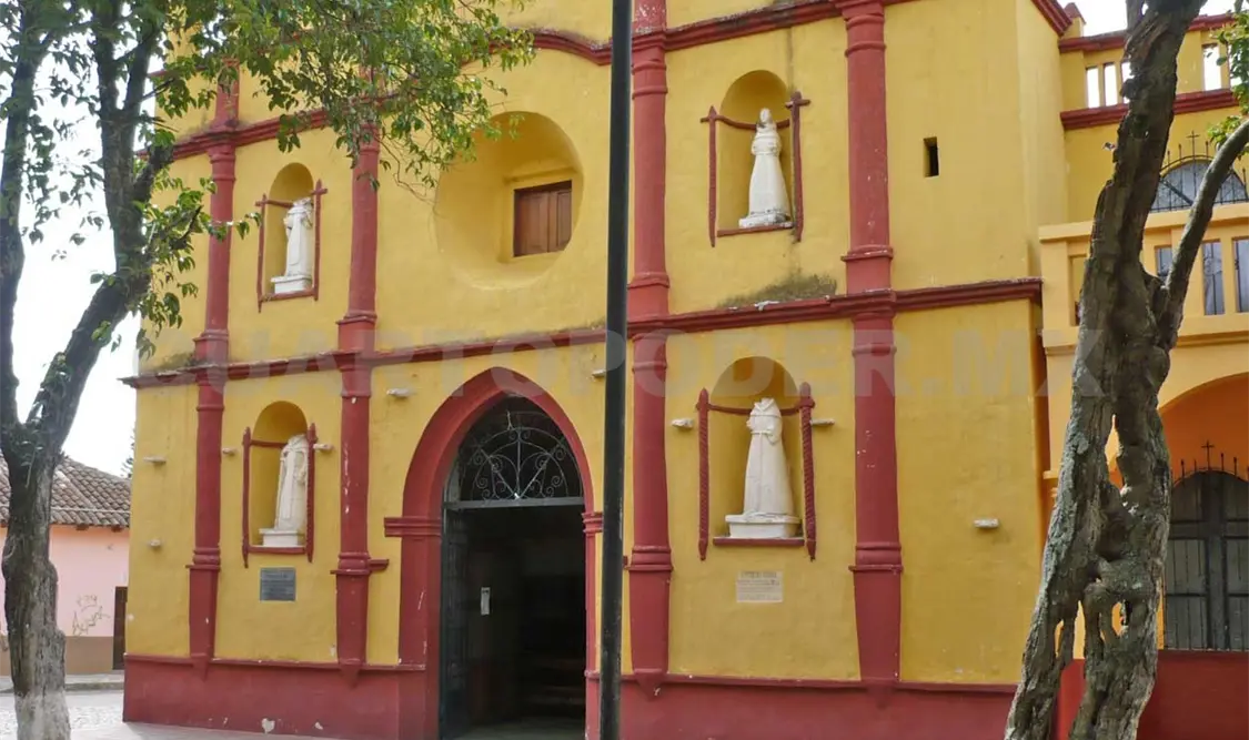 Templo de San Sebastián, en Comitán. Cortesía