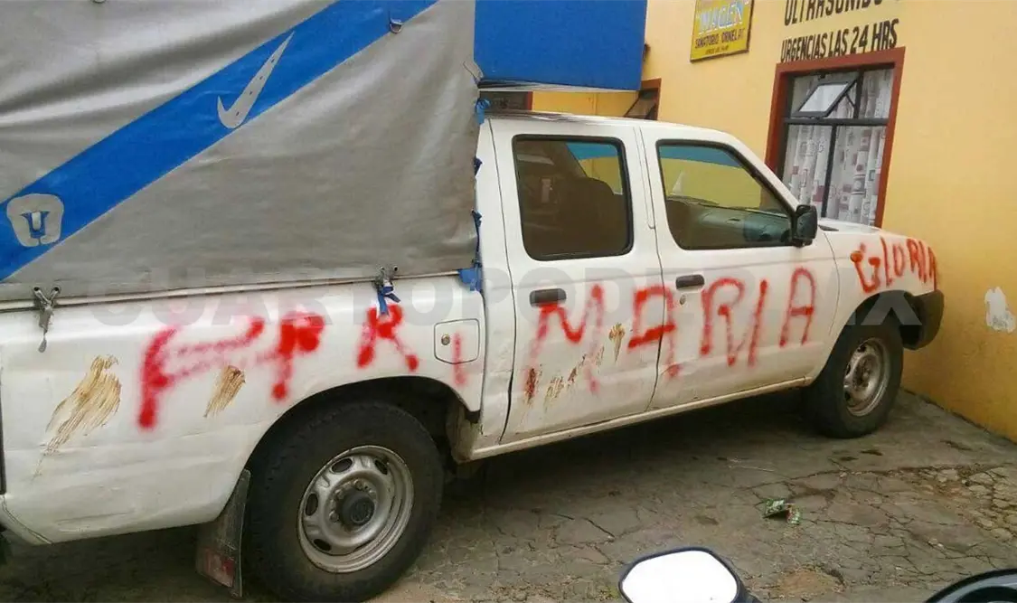 Bloquean carretera en demanda de seguridad