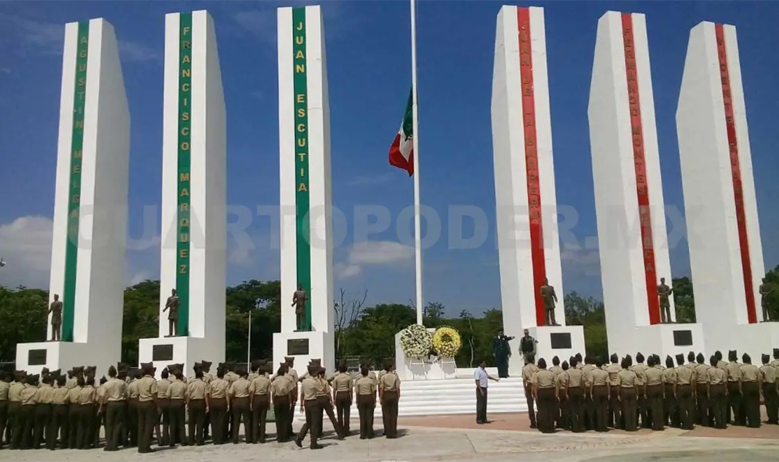Conmemoran el 170 aniversario de los Niños Héroes