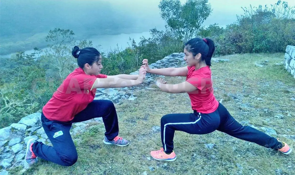Yuliana Patishtán a mundial de Wushu