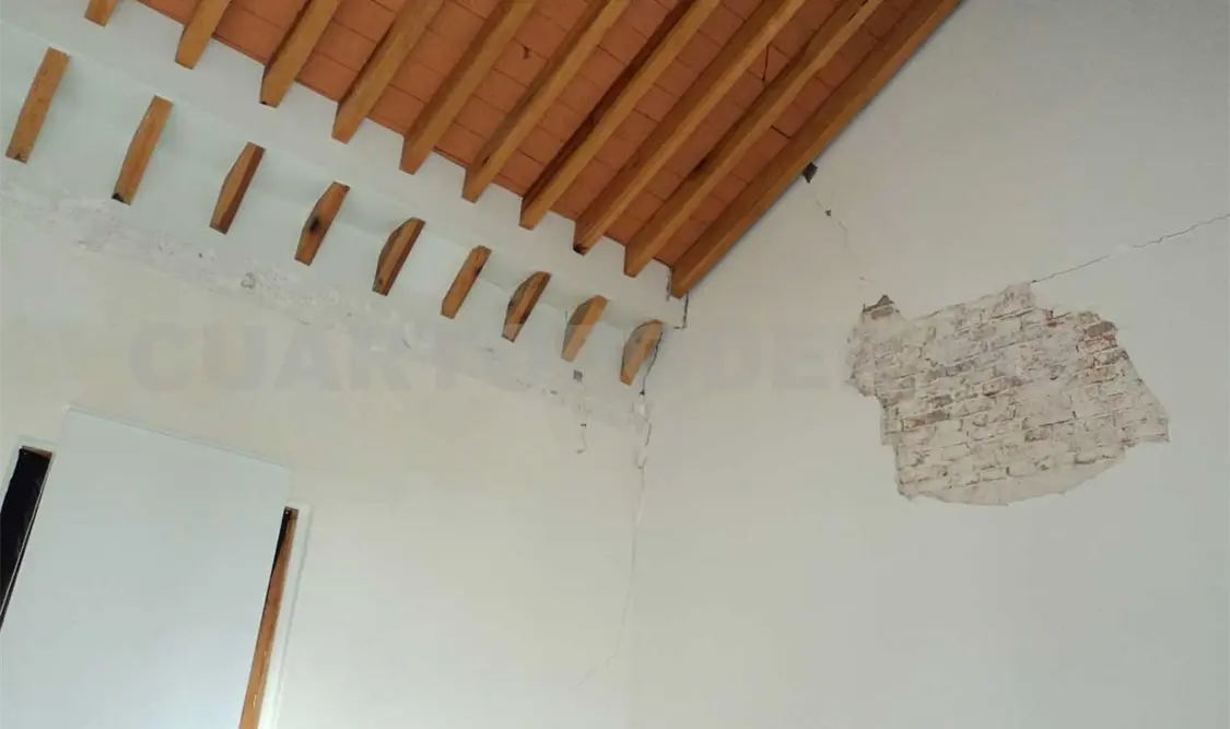 Presenta 35 por ciento de daño por sismo