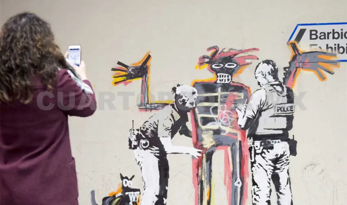 Murales del invisible artista callejero Banksy. Cortesía