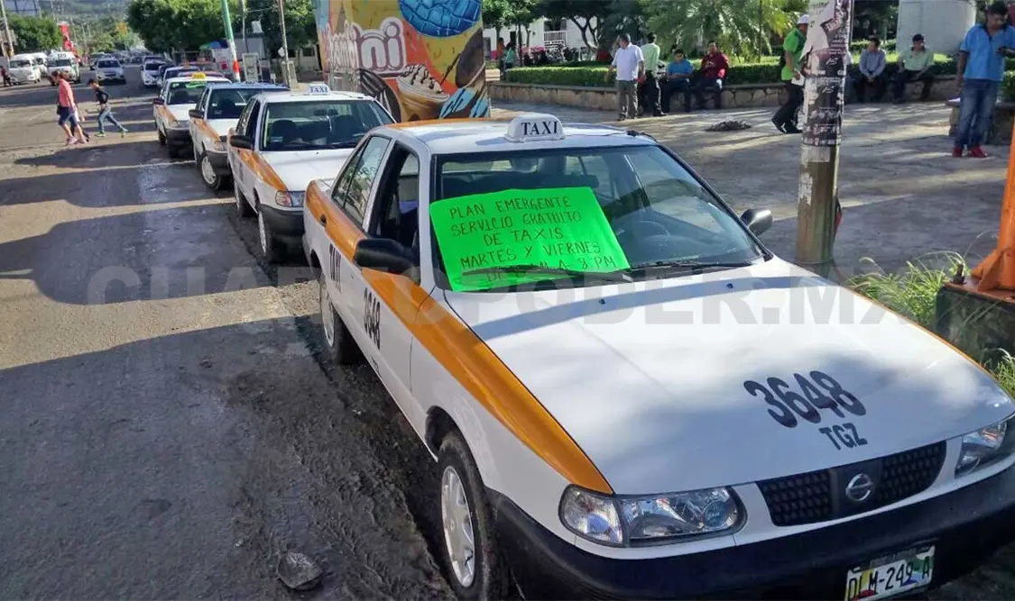 Arranca servicio gratuito de taxis