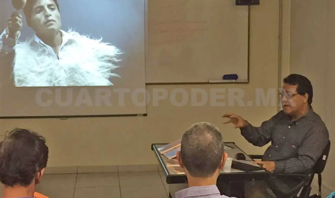 Una de las fotografías de la presentación del libro en Brasil. Cortesía