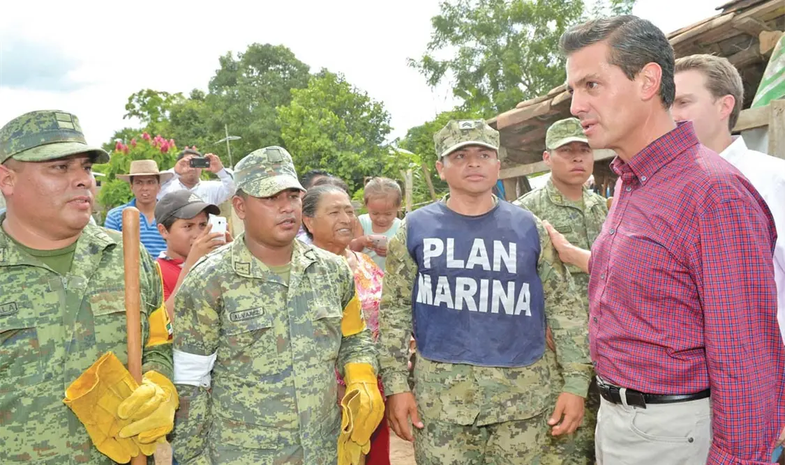 Estamos con la gente que pasa momentos de dolor: Peña Nieto