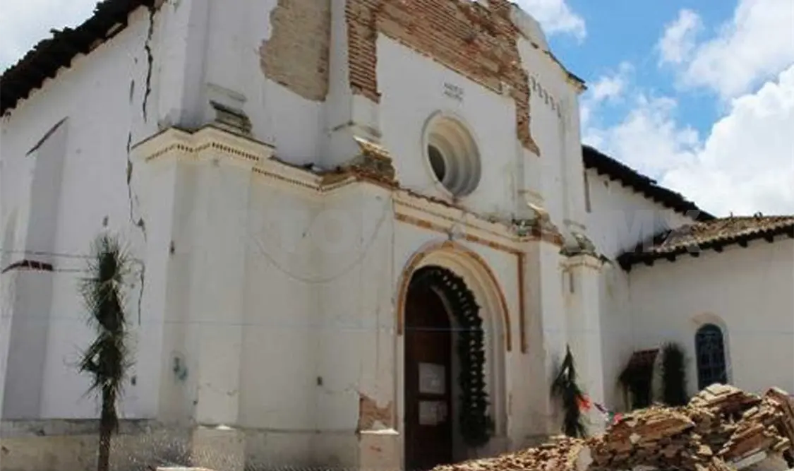 Vigilarán reconstrucción de la iglesia