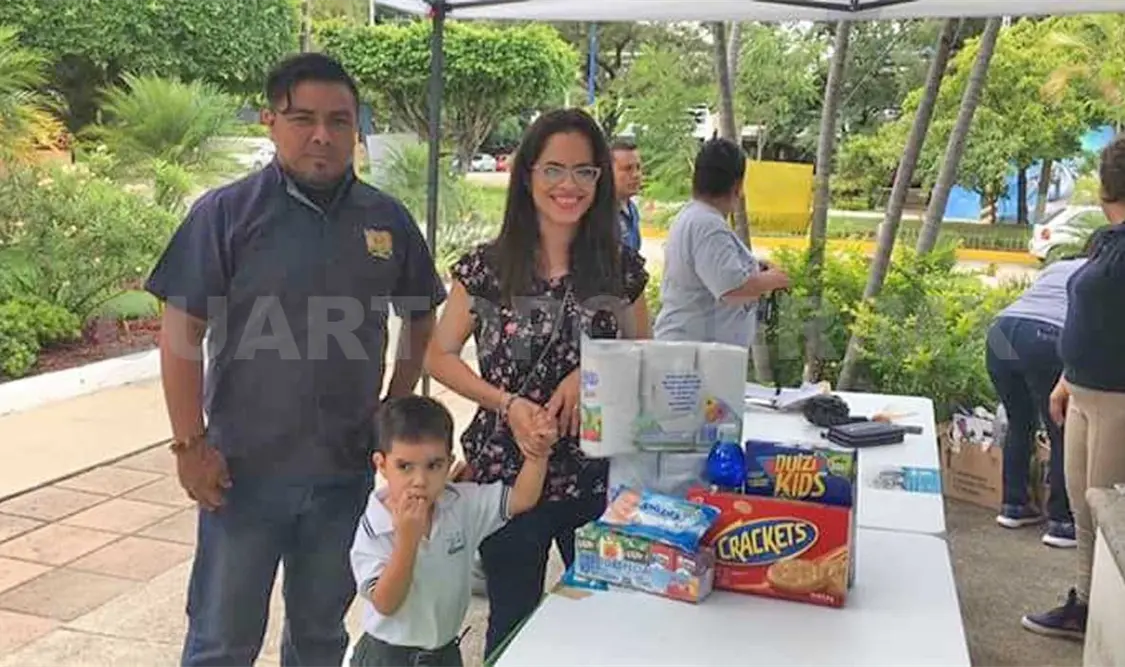 Recaudan toneladas de productos para los damnificados