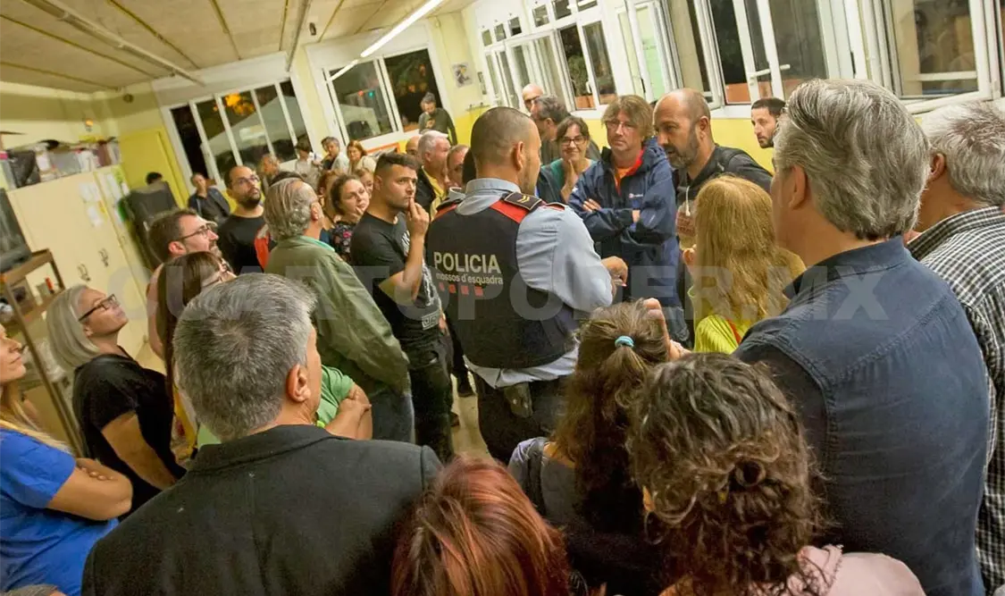 Las autoridades desarticularon la organización del referéndum de independencia prohibido en Cataluña. Agencias