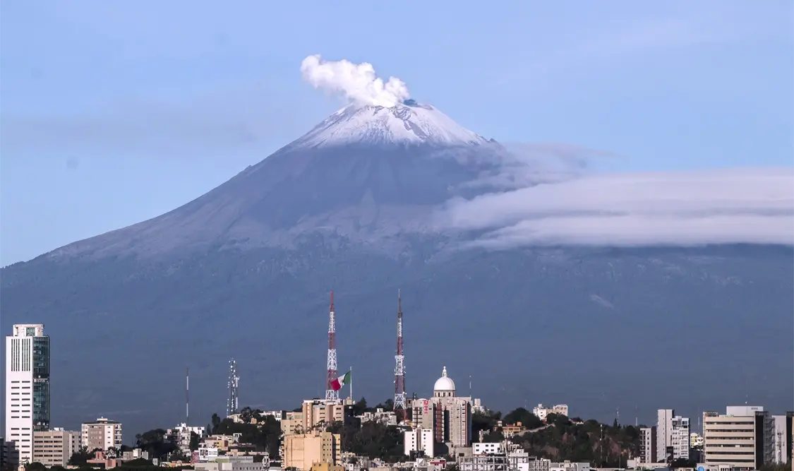 Popocatépetl presenta 36 exhalaciones de baja intensidad