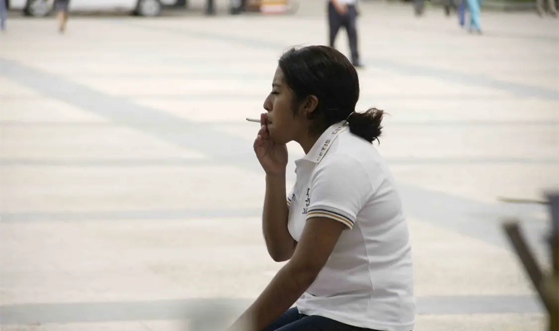 En Chiapas, 44 mil niños consumen cigarrillos. Foto: Guillermo Ramos/CP