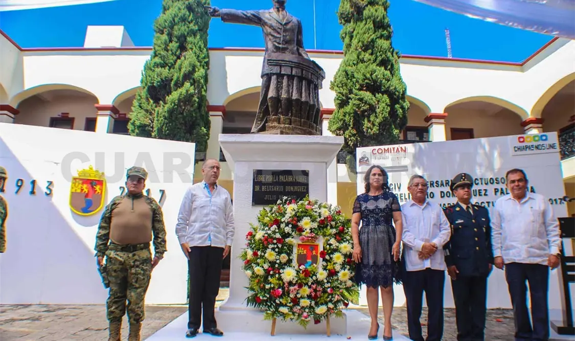 Juan José Zepeda Bermúdez en la conmemoración del 104 Aniversario Luctuoso del Dr. Belisario Domínguez. CP