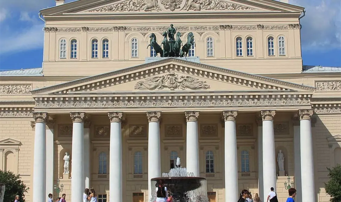 El teatro Bolshoi de Moscú. Cortesía