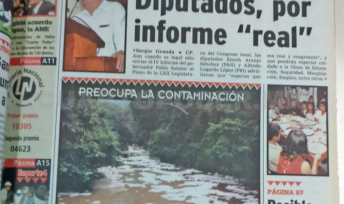 Siniestro pasado: Diputados, por informe real