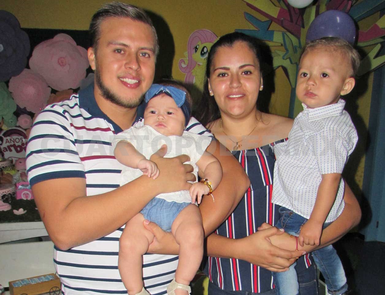 La pequeña Bárbara cumplió 3 añitos