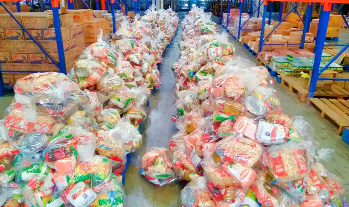 Garantizar alimentos a damnificados