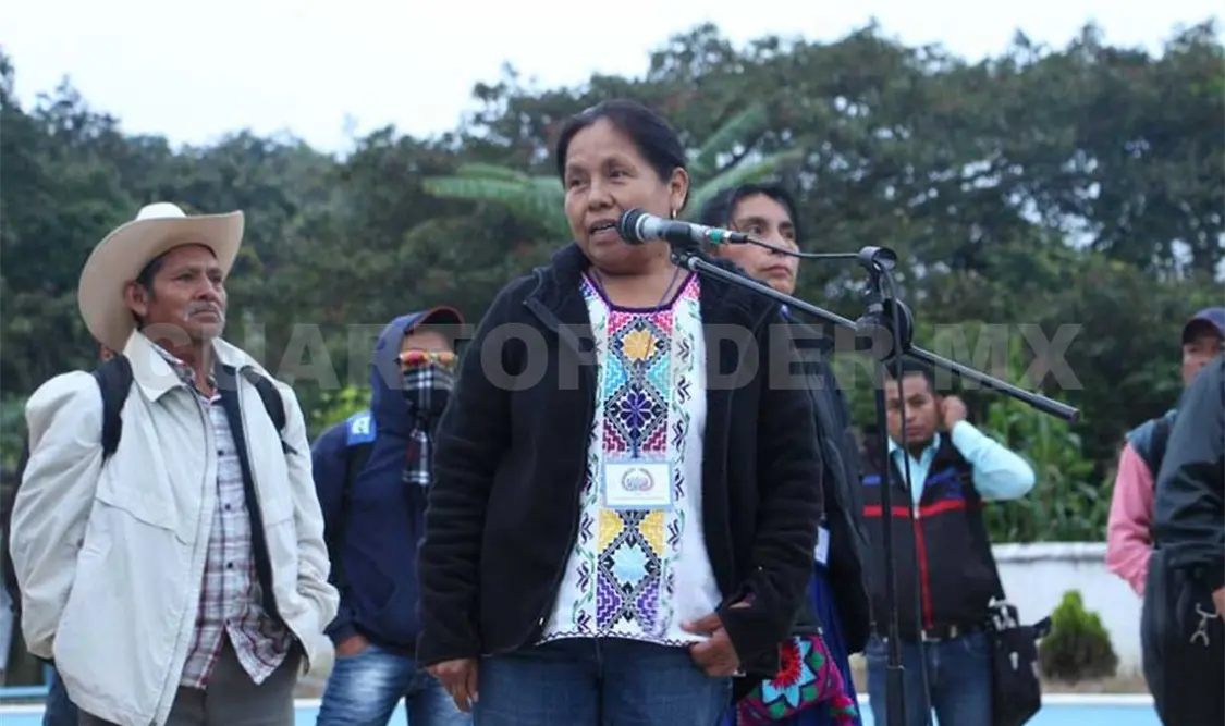 Observadores acompañan caravana indígena de SCLC