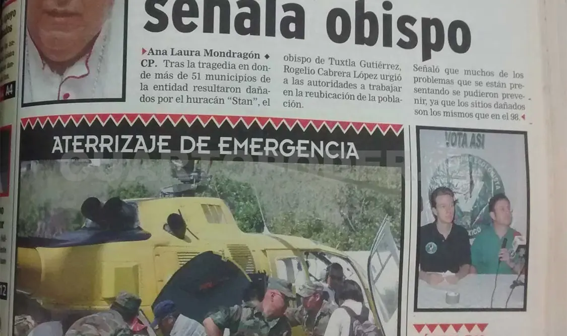 Siniestro pasado: Faltó prevención, dice Obispo