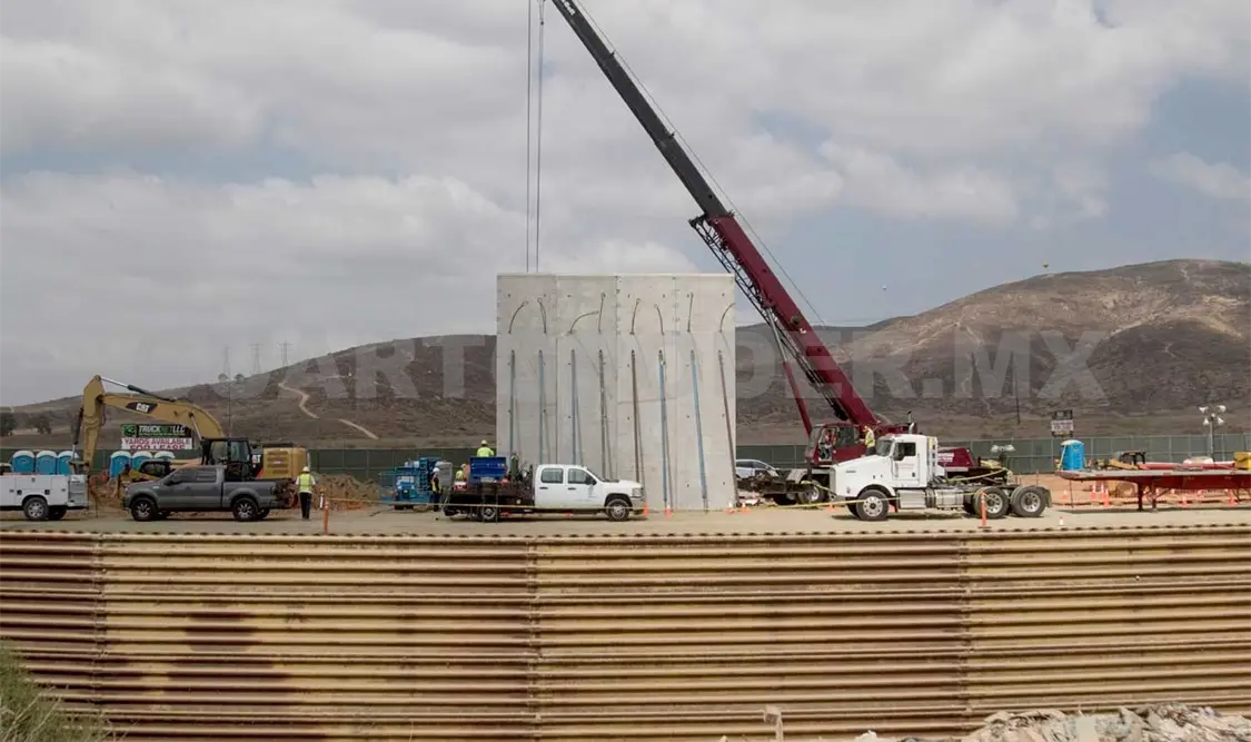 Concluyen prototipos del muro