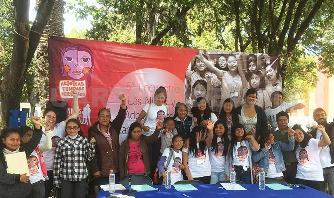 Realizan quinto encuentro de niñas y adolescentes