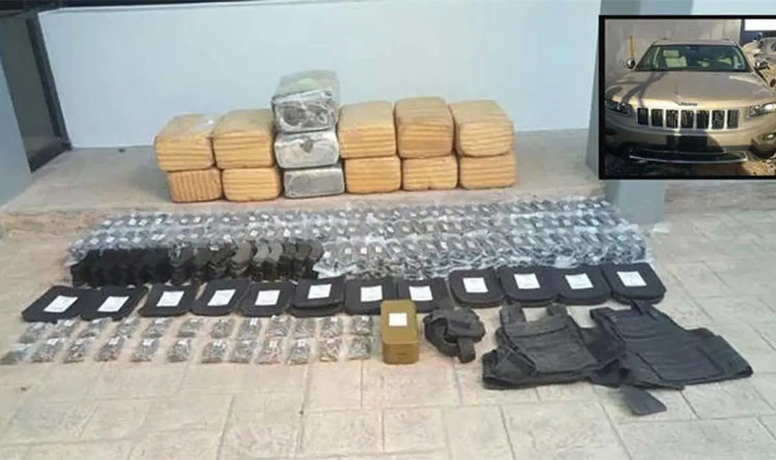 SSP asegura arsenal militar