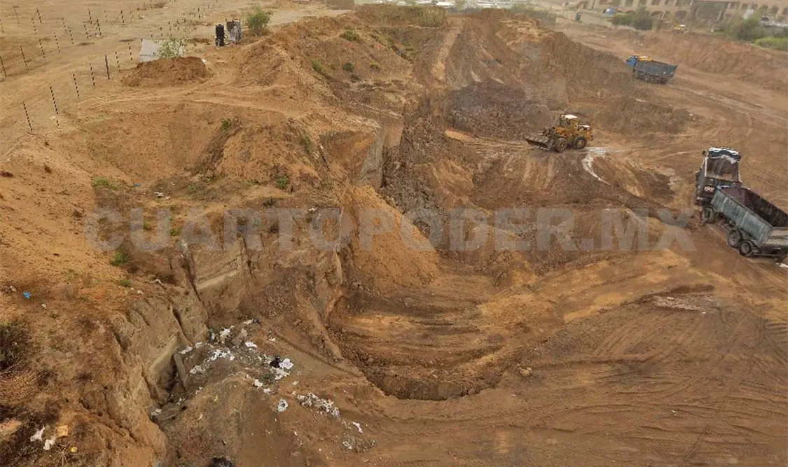 Un proyecto inmobiliario ha recortado espacio al cerro artificial de 5 mil años de antigüedad. Cortesía