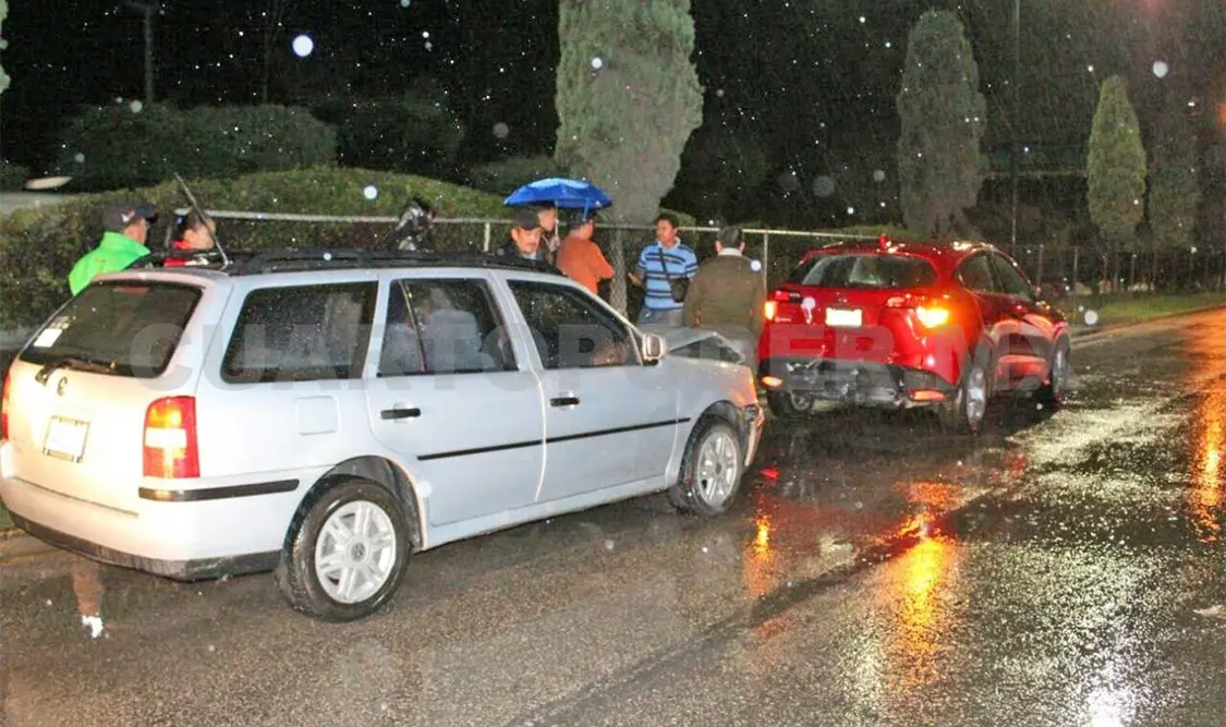 Fuerte accidente vial en bulevar de Comitán