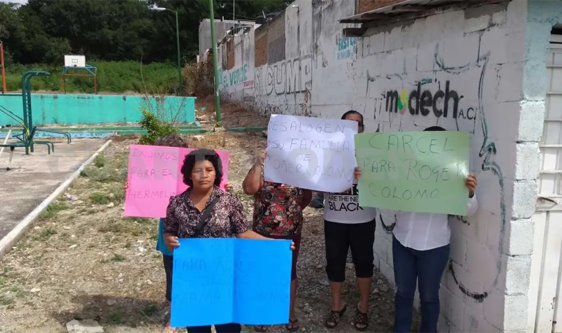 Cónyuge suplica justicia para esposo