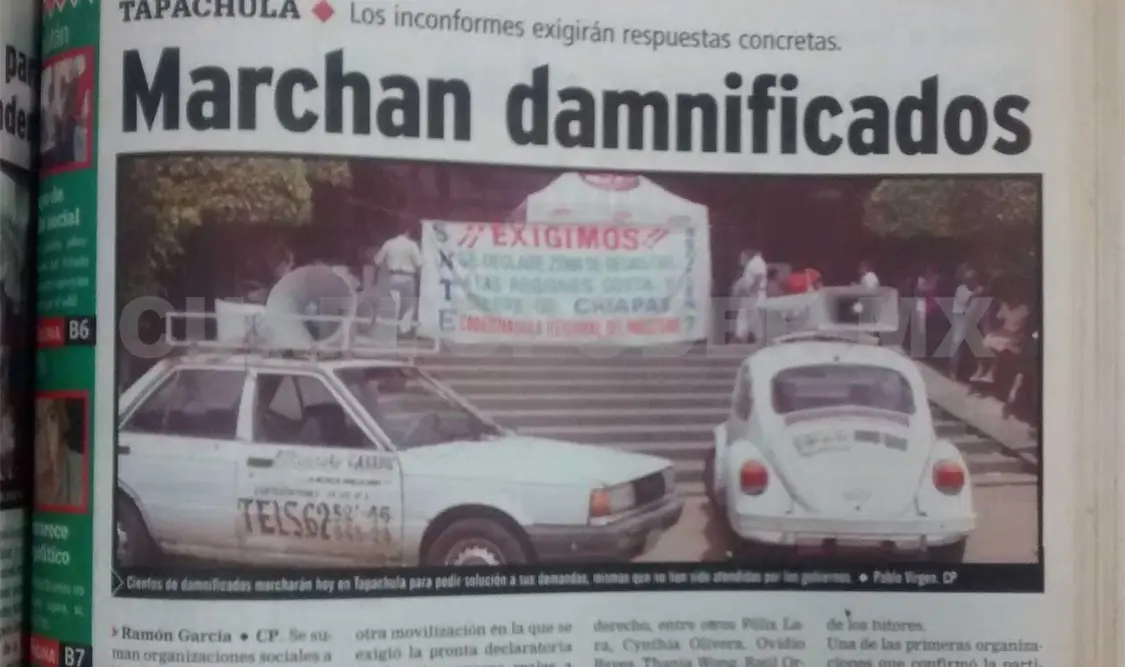 Siniestro pasado: Organizaciones se suman a marcha de damnificados