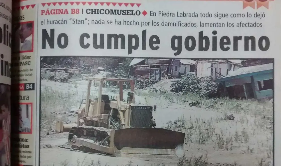 Siniestro pasado: Pobladores aseguran que no hay reconstrucción