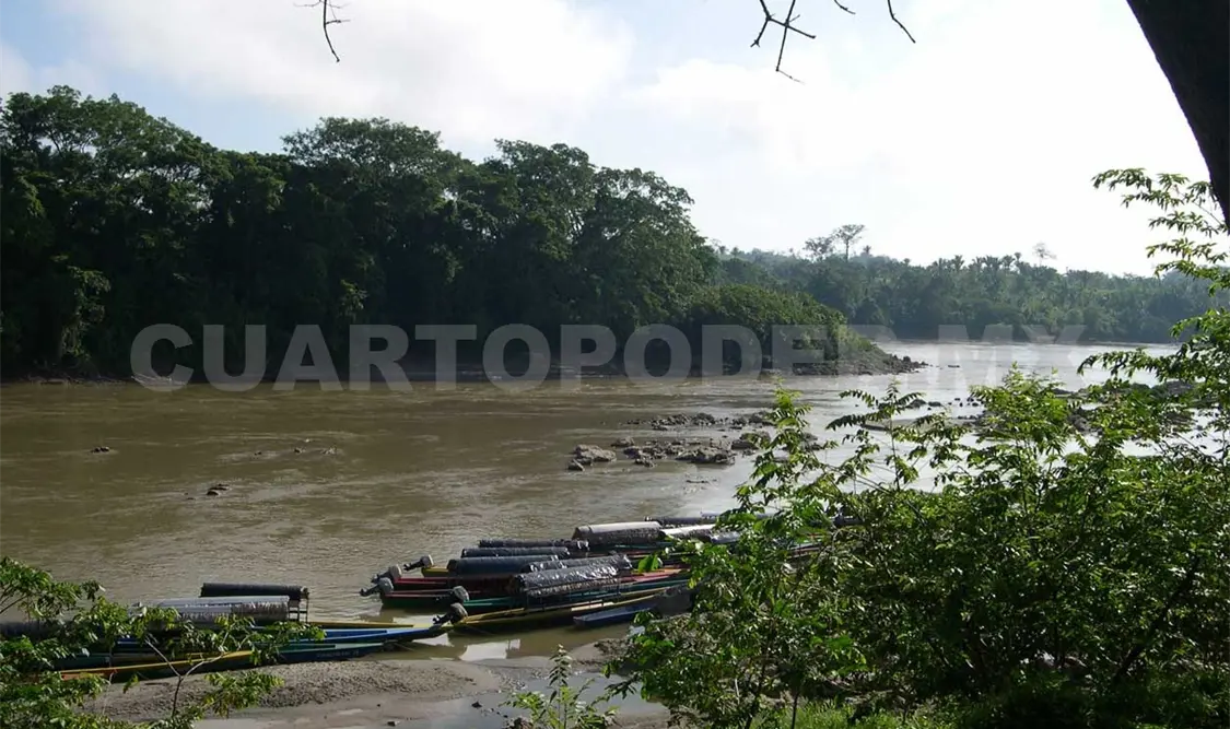 Río Usumacinta rebasa escala máxima