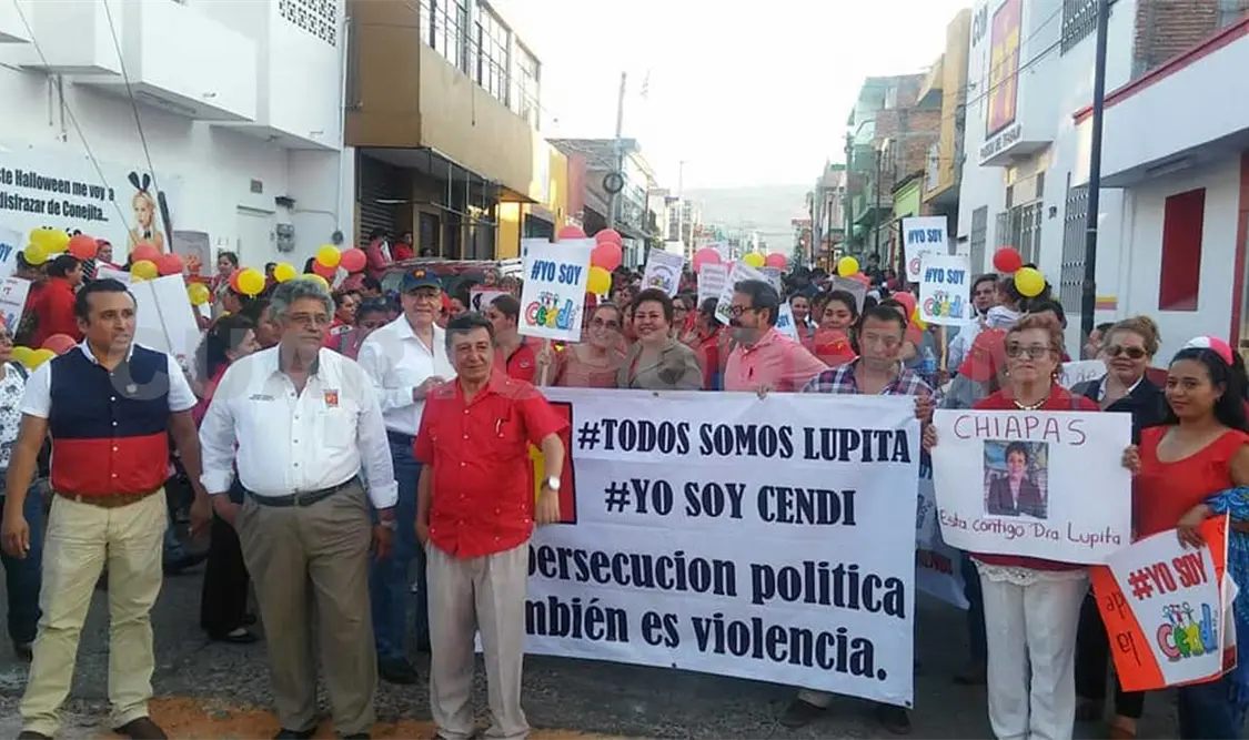 Marchan respaldando a los Cendis