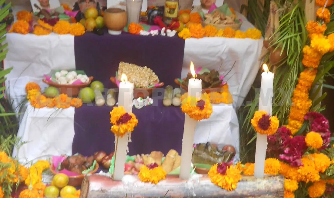 Altar zoque. Cortesía