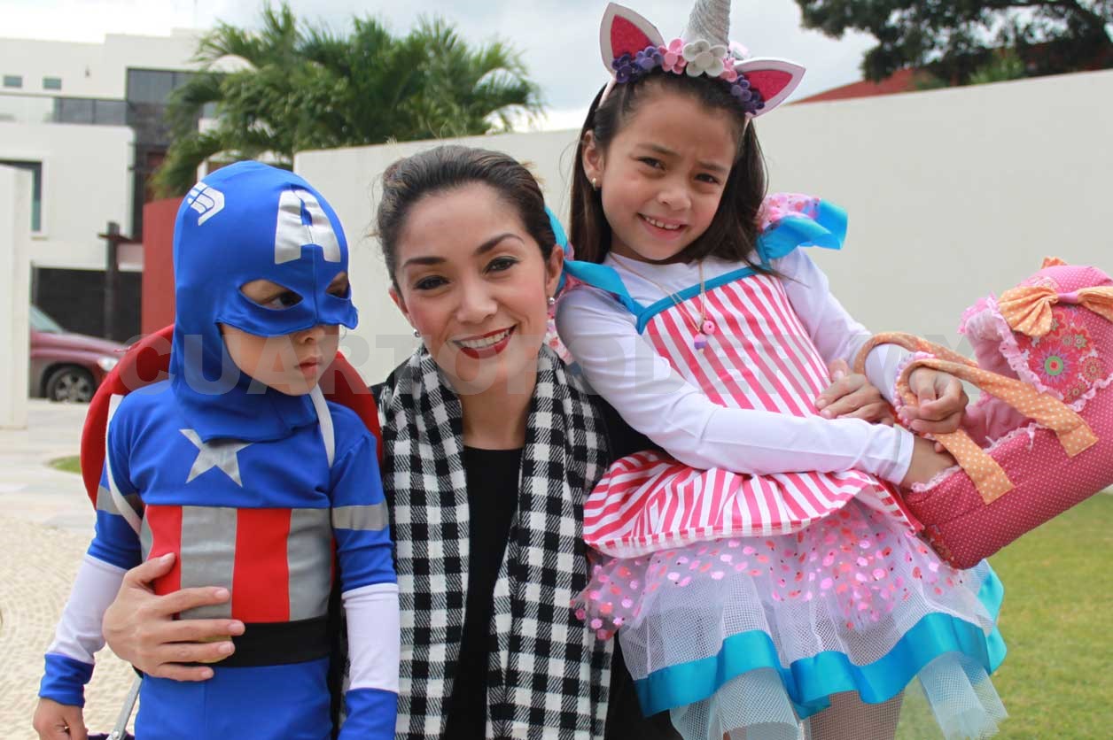 Peques festejaron el Día de Muertos